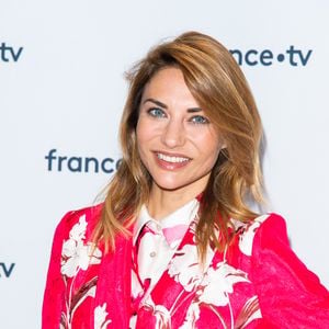 Ariane Brodier lors du photocall dans le cadre de la conférence de presse de France Télévisions au Pavillon Gabriel à Paris, France, le 24 août 2021. © Pierre Perusseau/Bestimage