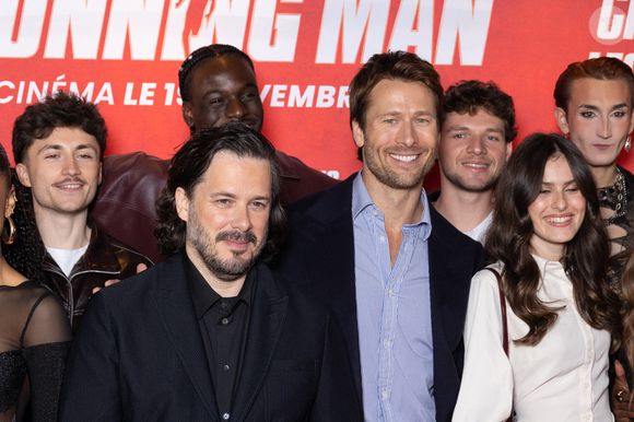 Edgar Wright, Glen Powell et des étudiants de la Star Academy 2025 assistent à la première du film 'Running Man' à UGC Cine Cite Bercy le 03 novembre 2025 à Paris, France. Photo par Nasser Berzane/ABACAPRESS.COM