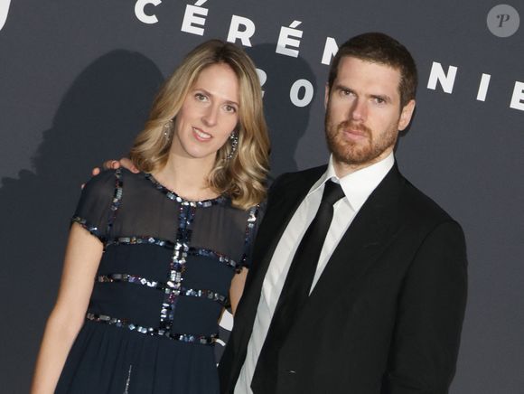 Joy Desseigne Barriere et son frère Alexandre Desseigne Barriere au photocall du dîner de la 50ème édition de la cérémonie des César au Fouquet's à Paris, France, le 28 février 2025. © Coadic Guirec/Bestimage