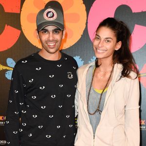 Christophe Licata et Tatiana Silva - Projection du nouveau film d'animation Pixar "Coco" au Grand Rex à Paris, le 14 novembre 2017. © Coadic Guirec/Bestimage