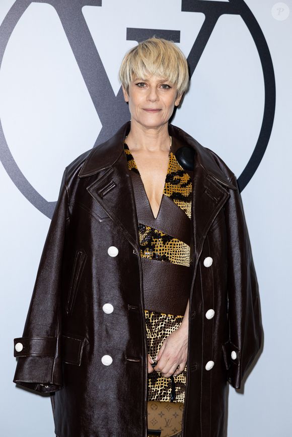 Marina Foïs - Photocall du défilé Louis Vuitton prêt-à-porter automne-hiver 2023/2024 lors de la Fashion Week de Paris (PFW), à Paris, France, le 6 mars 2023. © Olivier Borde/Bestimage