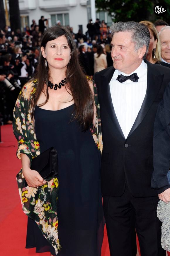 Daniel Auteuil et sa femme Aude Ambroggi - Montee des marches du film "Inside Llewyn Davis" lors du 66eme festival du film de Cannes, le 19 mai 2013. 
BORDE-MOREAU / BESTIMAGE