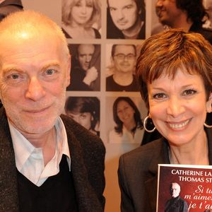 Thomas Stern et Catherine Laborde au Salon du Livre de Paris au Parc des Expositions, Porte de Versailles à Paris, France, le 27 mars 2010. Photo by Briquet-Gorassini/ABACAPRESS.COM