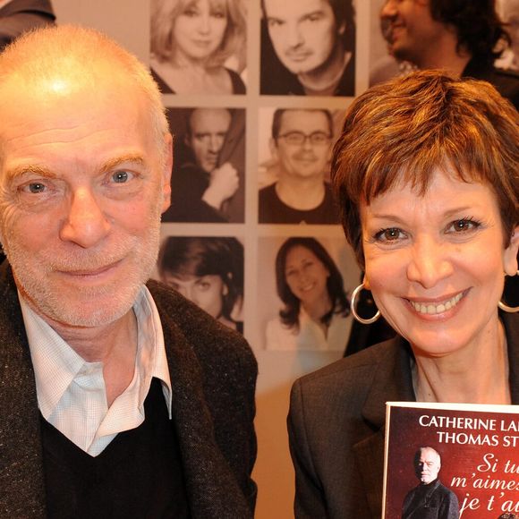 Thomas Stern et Catherine Laborde au Salon du Livre de Paris au Parc des Expositions, Porte de Versailles à Paris, France, le 27 mars 2010. Photo by Briquet-Gorassini/ABACAPRESS.COM
