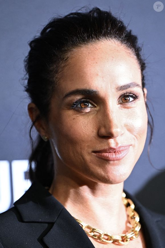 Meghan, duchesse de Sussex, assiste au troisième gala annuel de la Journée mondiale de la santé mentale organisé par Project Healthy Minds, Spring Studios, New York, NY, 9 octobre 2025. (Photo par Anthony Behar/Sipa USA)