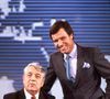 Avec Joseph Poli, ils ont longtemps formé un duo complice sur TF1.

Joseph Poli et Bruno Masure en 1987 à Paris.©Bestimage