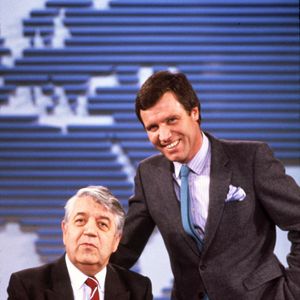Avec Joseph Poli, ils ont longtemps formé un duo complice sur TF1.

Joseph Poli et Bruno Masure en 1987 à Paris.©Bestimage