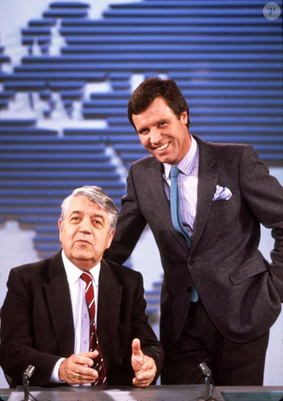 Avec Joseph Poli, ils ont longtemps formé un duo complice sur TF1.

Joseph Poli et Bruno Masure en 1987 à Paris.©Bestimage