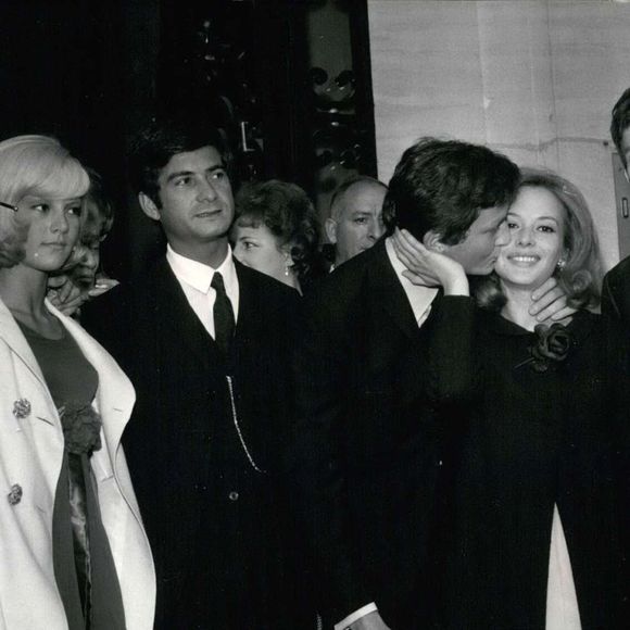 Archives - Johnny Hallyday, Sylvie Vartan, Jean-Claude Brialy, Francis Dreyfus, Pascale Audret, et son frère Hugues Aufray. Le 9 septembre 1965
© Keystone Press Agency / Zuma Press / Bestimage