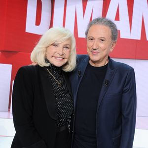 Exclusif - Michele Torr et Michel Drucker - Enregistrement de l'émission Vivement dimanche au studio Gabriel, présentée par M.Drucker et diffusée sur France 3 le 8 octobre 2023.
© Guillaume Gaffiot / Bestimage