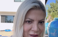 Capture vidéo de Tori Spelling sur Instagram.