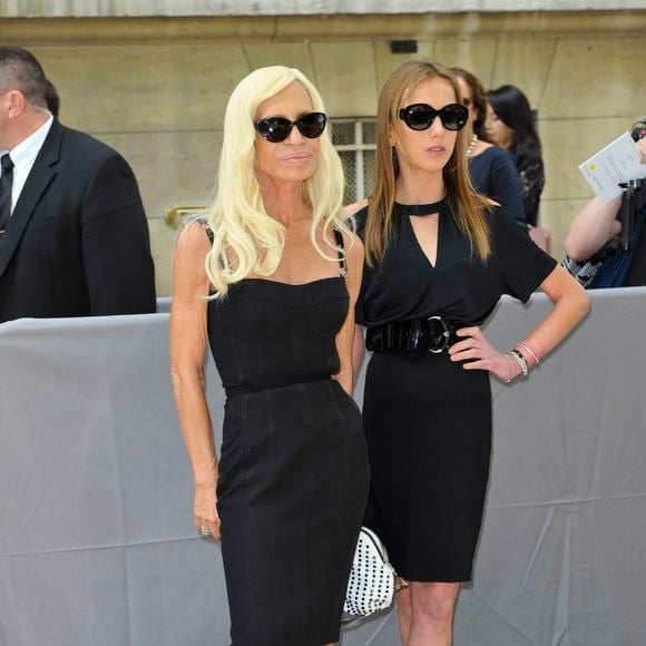 Donatella Versace et Allegra Versace en juillet 2012