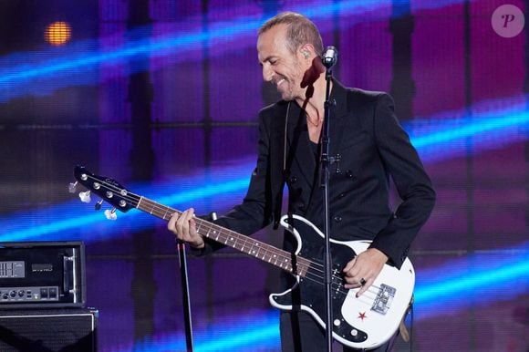 Exclusif - Calogero - Enregistrement de l'émission "Tous avec les bleus, le concert événement", diffusée en direct sur TF1 le 12 octobre 2023, au Village Rugby, place de la Concorde, à Paris
© Cyril Moreau-Veeren / Bestimage