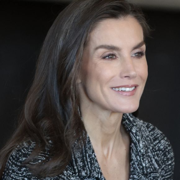 La reine Letizia visite le siège de la FAO dans le cadre de la visite officielle du couple royal espagnol à Rome, Italie, le jeudi 12 décembre 2024. Photo by Jesus Briones/GTres/ABACAPRESS.COM