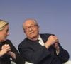 L’attentat cible son père, Jean-Marie Le Pen et une charge de dynamite posée sur leur palier souffle une partie de l’immeuble

Marine Le Pen et son père Jean-Marie Le Pen - Remise des glaives d'honneur lors du 15ème Congrès du Front National à Lyon. Le 29 novembre 2014