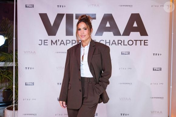 Exclusif - Vitaa à la projection privée en avant-première de son documentaire "Je m'appelle Charlotte" dans les locaux de TF1 à Boulogne Billancourt le 18 novembre 2024. © Pierre Perusseau / Bestimage