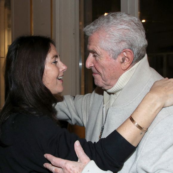 Cristiana Reali et Claude Lelouch - Cocktail au Théâtre du Gymnase à la suite de la Première soirée de la Pièce « En thérapie ». Paris, France, le 17 Janvier 2026. 

© Bertrand Rindoff / Bestimage