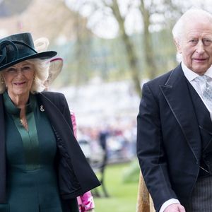 Le roi Charles III d'Angleterre et la reine Camilla assistent à l'office royal du dimanche à la cathédrale de Durham, dans le comté de Durham, au Royaume-Uni. 17 April 2025. (GOFF INF / BESTIMAGE)
