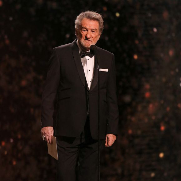 Eddy Mitchell lors de la 43e cérémonie annuelle des César du cinéma qui s'est tenue à la salle Pleyel à Paris, en France, le 2 mars 2018. Photo by Berzane-Marechal-Wyters/ABACAPRESS.COM