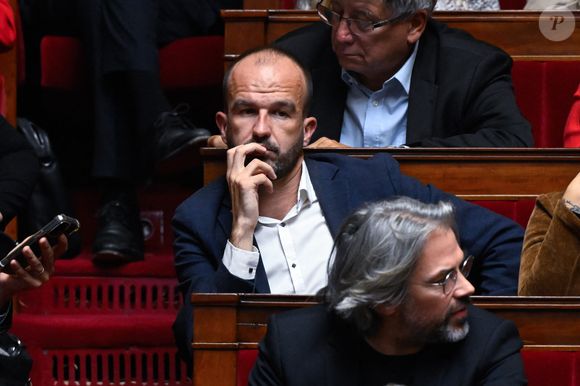 Manuel Bompard à l'Assemblée nationale, le 1er octobre. 2024. 

Photo : Federico Pestellini / Panoramic / Bestimage