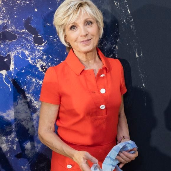 Evelyne Dheliat (TF1) au 19ème forum international de la météo et du climat communication sur le changement climatique dans les Médias au CNES à Paris, France, le 21 juin 2022. © Jack Tribeca/Bestimage