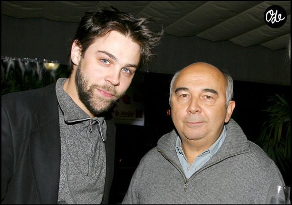 Exclusif - Gérard Jugnot et son fils Arthur Jugnot à Neuilly-sur-Seine. Photo par DOMINIQUE JACOVIDES / BESTIMAGE