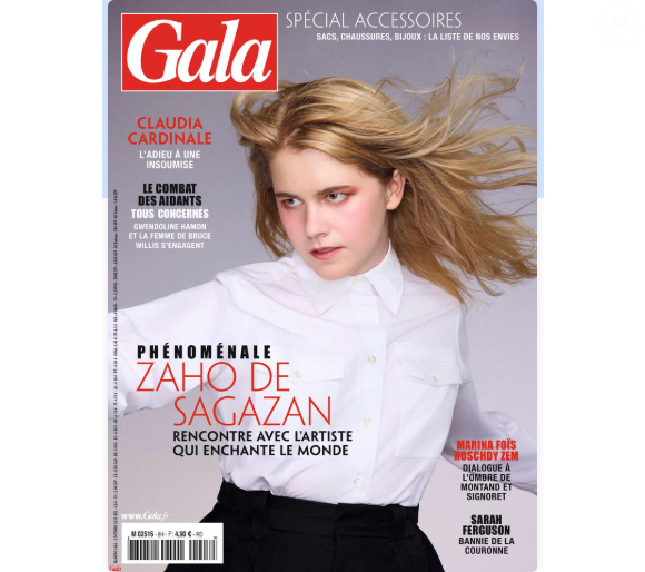 Zaho de Sagazan à la une de Gala