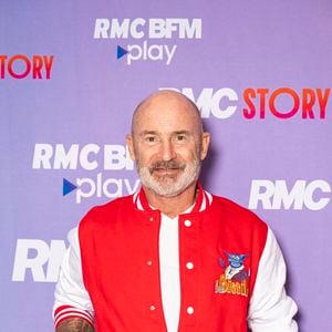 Vincent Lagaf' lors de la conférence de presse de rentrée des chaînes du groupe RMC-BFM à Paris. © Pierre Perusseau / Bestimage