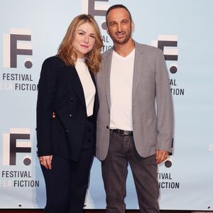 Emilie Dequenne et son mari Michel Ferracci participent à la soirée d'ouverture du premier jour de la 21ème Festival de la Fiction de La Rochelle, France, le 11 septembre 2019. © Patrick Bernard/Bestimage