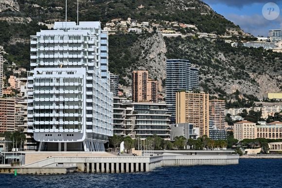 Rinat Akhmetov, l'homme le plus riche d'Ukraine, a acheté le bien immobilier individuel le plus cher de l'histoire en s'offrant un appartement pour 471 millions d'euros à Monaco, un appartement grand luxe en plein cœur du quartier de Mareterra.) - Une vue de l'extension dite de l'anse du Portier ou Mareterra, à Monaco le 10 décembre 2024. © Bruno Bebert / Bestimage