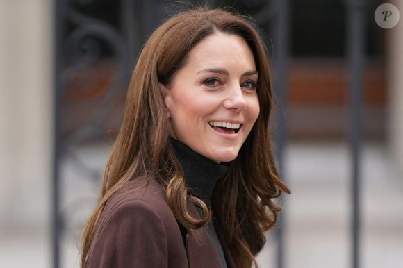 Catherine (Kate) Middleton, princesse de Galles, lance un nouveau projet de la "Royal Foundation Centre for Early Childhood" visant à soutenir les jeunes enfants dans le développement de compétences sociales à Londres, Royaume Uni, le 4 février 2025. © Julien Burton/Bestimage