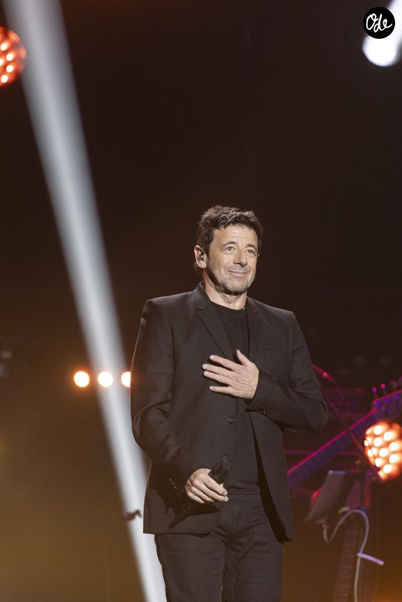 Patrick Bruel sur scène lors du concert "Leurs voix pour l'espoir" diffusé le 5 juillet en prime sur C8, à l'Olympia à Paris le 11 mars 2024. © Bellak - Perusseau / Bestimage