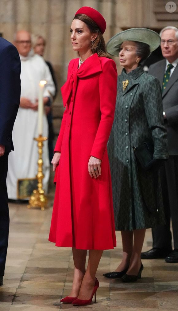Catherine (Kate) Middleton, princesse de Galles - La famille royale d'Angleterre célèbre le 76ème Commonwealth Day à l'abbaye de Westminster à Londres le 10 mars 2025.

Photo : Julien Burton / Bestimage