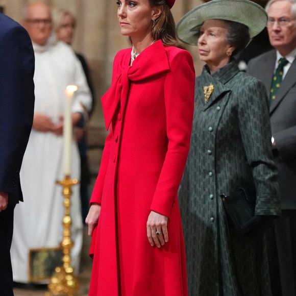 Catherine (Kate) Middleton, princesse de Galles - La famille royale d'Angleterre célèbre le 76ème Commonwealth Day à l'abbaye de Westminster à Londres le 10 mars 2025.

Photo : Julien Burton / Bestimage