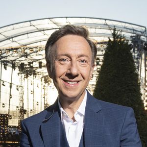 Exclusif - Stéphane Bern (Chaussures Louboutin aux couleurs Bleu Blanc Rouge) - Backstage de l'enregistrement de l'émission "Le concert de Paris" à la Tour Eiffel pour le 14 Juillet à Paris © Pierre Perusseau-Tiziano da Silva / Bestimage