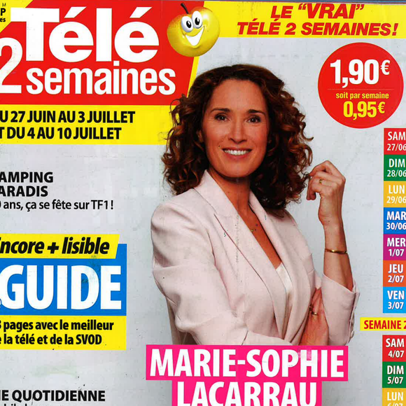 Marie-Sophie Lacarrau fait la Une du "Télé 2 Semaines"