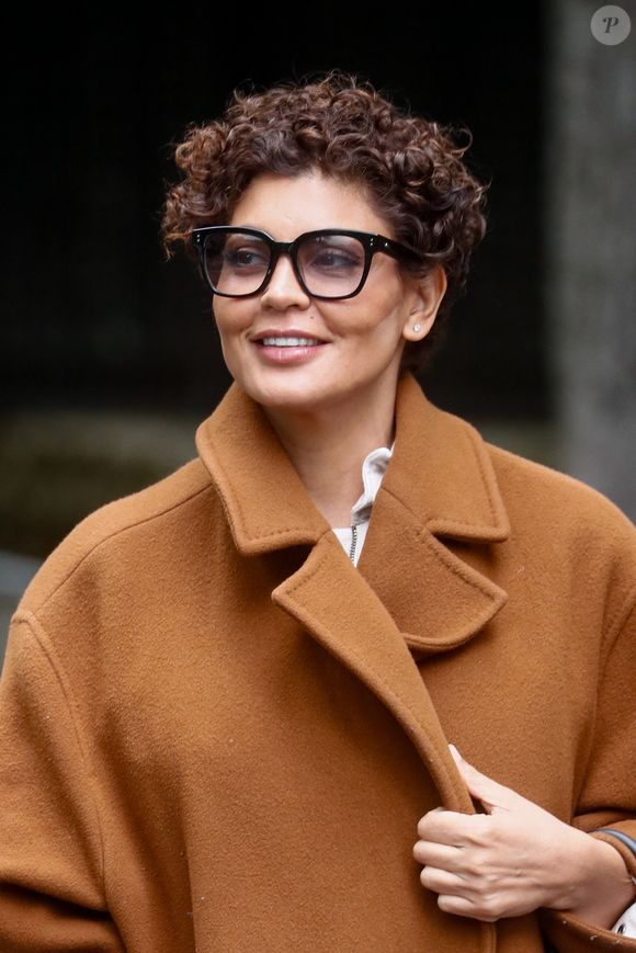 Semi-exclusif - Nawell Madani - Arrivées à l'enregistrement de l'émission Vivement dimanche au studio Gabriel à Paris, France, le 17 avril 2024, diffusée le 28 avril 2024 sur France 3. © Christophe Clovis/Bestimage