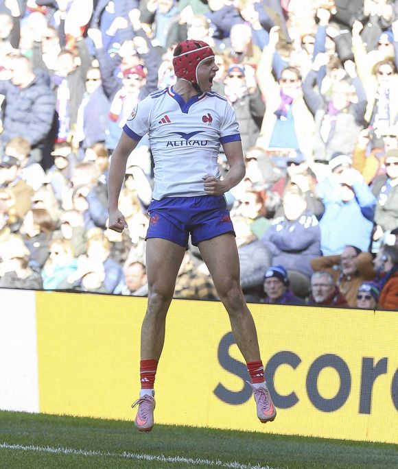 Louis Bielle-Biarrey lors du Tournoi des six nations le samedi 7 mars 2026.
Crédit : Imago/PsnewZ/Bestimage