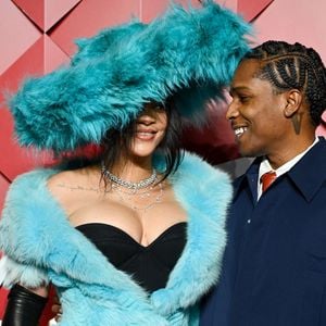 Rihanna, ASAP Rocky aux British Fashion Awards 2024 au Royal Albert Hall, à Londres, le 2 décembre 2024.