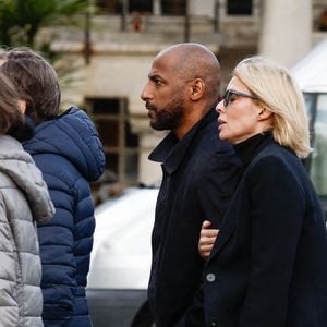 Stomy Bugsy, Sylvie Tellier - Obsèques d'Isabelle Mergault à la Coupole du Père-Lachaise à Paris le 30 mars 2026. © Cyril Moreau - Dominique Jacovides / Bestimage