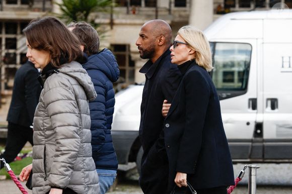 Stomy Bugsy, Sylvie Tellier - Obsèques d'Isabelle Mergault à la Coupole du Père-Lachaise à Paris le 30 mars 2026. © Cyril Moreau - Dominique Jacovides / Bestimage