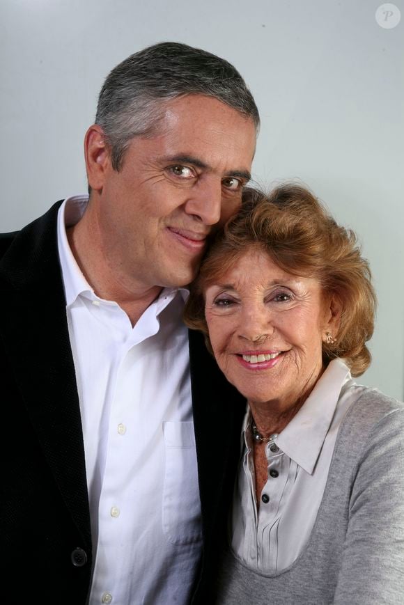 Francine Distel et son fils Laurent 2014 - Portrait - Paris le 18 novembre 2014