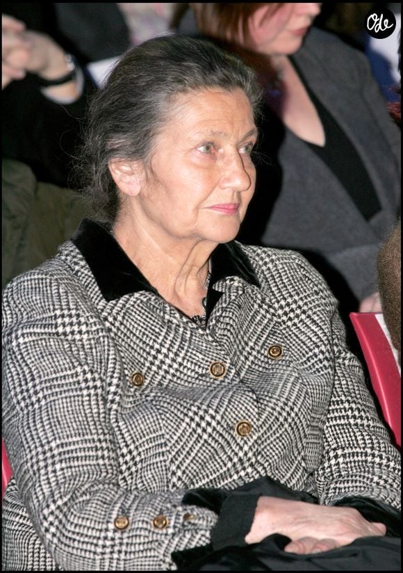 Simone Veil au Palais omnisports de Paris Bercy en 2007.
Crédit : JEAN LOUIS MACAULT / BESTIMAGE
