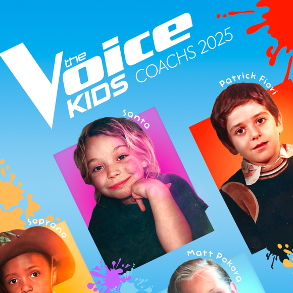 Soprano, Santa, M. Pokora et Patrick Fiori, les 4 coachs de "The Voice kids" 2025