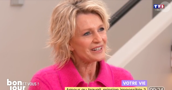 Sophie Davant dans la matinale "Bonjour !" de TF1.