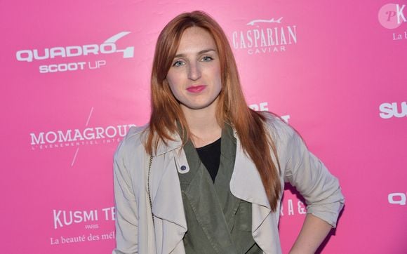 Exclusif - Alison Wheeler, au photocall du dîner de l'équipe du "Grand Journal" de Canal Plus à la suite Sandra and Co au 63 la Croisette, à l'occasion du 68ème festival international du film de Cannes, le 12 mai 2015. VEEREN / BESTIMAGE