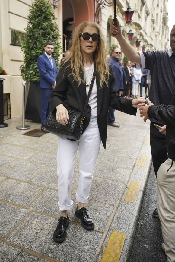 Céline Dion à Paris.