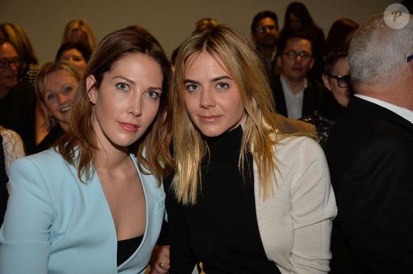 Prisca Courtin Clarins et sa soeur Jenna Courtin Clarins - People au défilé de mode "Mugler", collection prêt-à-porter automne-hiver 2015/2016, à Paris. Le 7 mars 2015