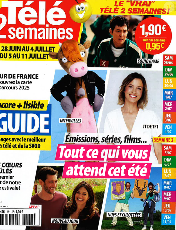 Une du nouveau numéro de "Télé 2 semaines"