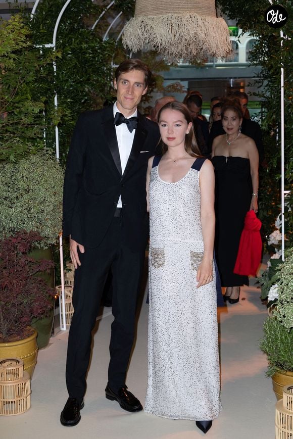 La princesse Alexandra de Hanovre et son compagnon Ben-Sylvester Strautmann au photocall du dîner de gala du Grand Prix de Formule 1 de Monaco 2026 en l'honneur du vainqueur dans la Salle des Etoiles du Sporting de Monaco le 7 juin 2026. © Bruno Bebert / Bestimage